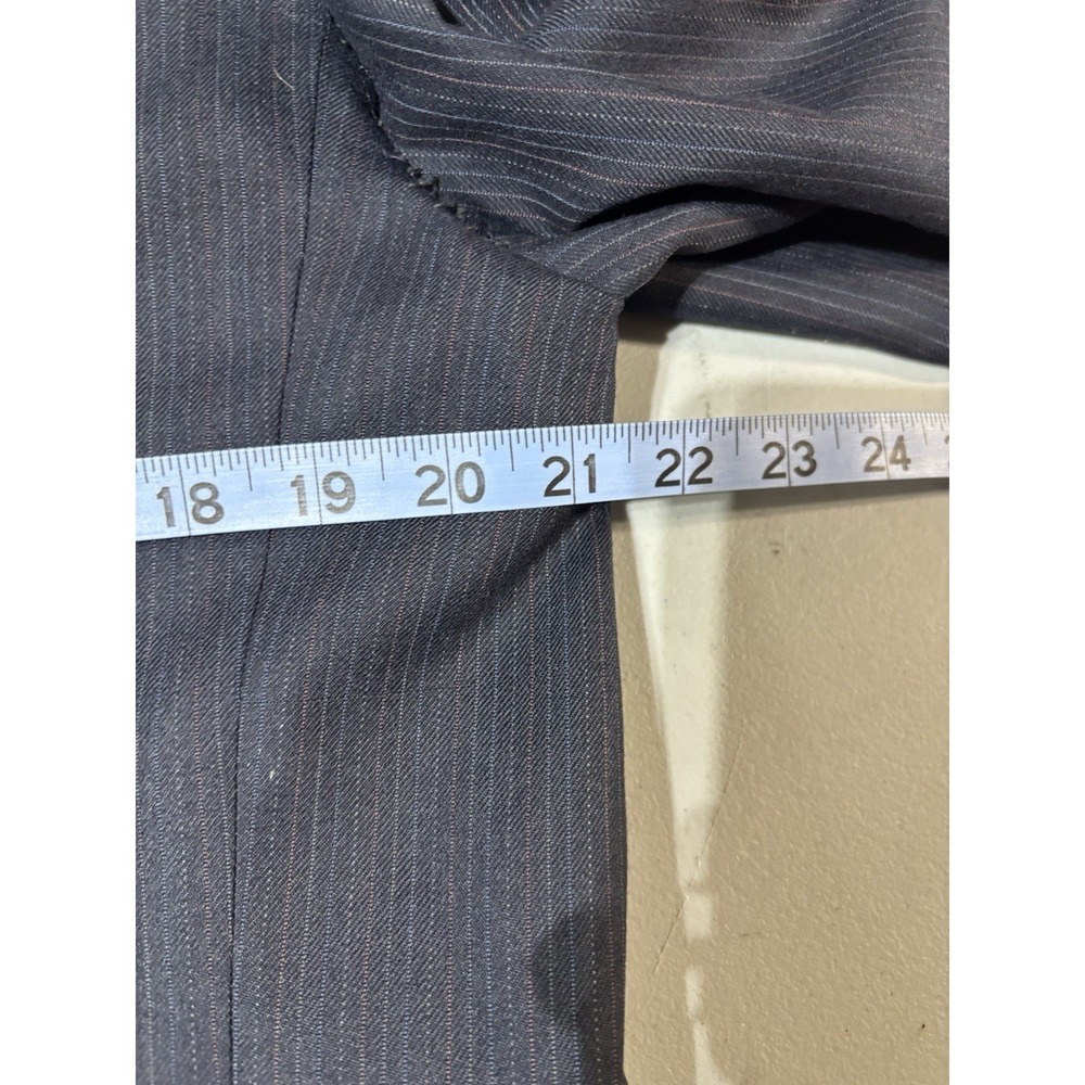 Hart Schaffner Marx Men's Navy Blue Striped Blazer‎ 42 W/slacks 32 - Picture 5 of 8